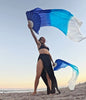 Mougee Silk Fan - For Dance, Festivals, or Just for Fun (Sold Individually)
