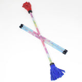 Z-Stix Professional Juggling Flower Sticks-Devil Sticks and 2 Hand Sticks, High Quality, Beginner Friendly - Festival Series Zeekio