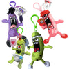Pickle Monsters Plush Pickleball Keychain - Plushie Doll