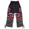 Mougee Festival Pants - Unisex Lightweight Rave Pants - Wide Leg, Adjustable Ankle Ties, Elastic Waist