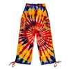Mougee Festival Pants - Unisex Lightweight Rave Pants - Wide Leg, Adjustable Ankle Ties, Elastic Waist