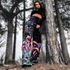 Mougee Festival Pants - Unisex Lightweight Rave Pants - Wide Leg, Adjustable Ankle Ties, Elastic Waist