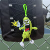 Pickle Monsters Plush Pickleball Keychain - Plushie Doll