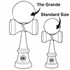 BK V2 Kendama - THE GRANDE Size Kendama - Natural Finish - by Bahama Kendama