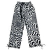 Mougee Festival Pants - Unisex Lightweight Rave Pants - Wide Leg, Adjustable Ankle Ties, Elastic Waist