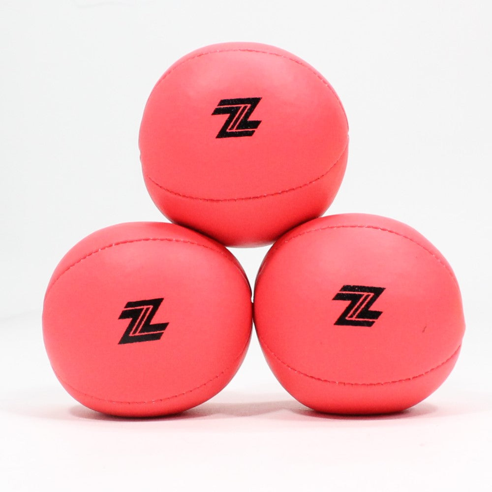 Zeekio Nova Juggling Ball Set - Stretch Bean Bag 4 Panel 120g Ball - Set of 3 Balls Zeekio