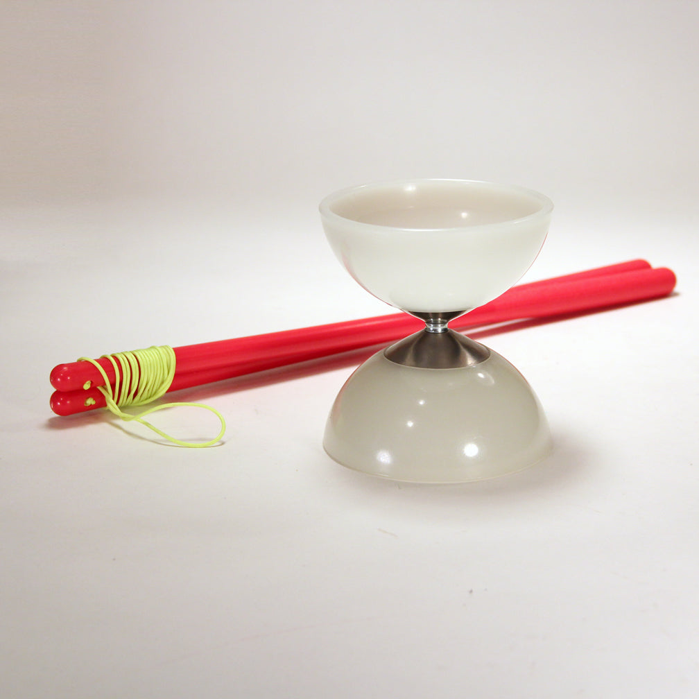 Zeekio Starburst Orbiter Glow in dark and LED Lighted 4" Diabolo Zeekio