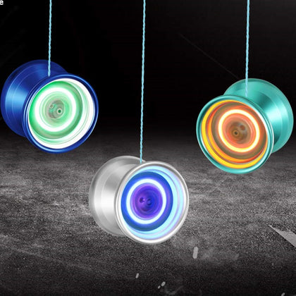 MagicYoYo Aurora LED Yo-Yo - Multi Colored Lights - 6061 Aluminum YoYo