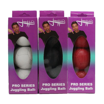 Zeekio Juggling Balls Josh Horton Pro Series - [Set of 3] 12-panel, Synthetic Leather with Millet Filled