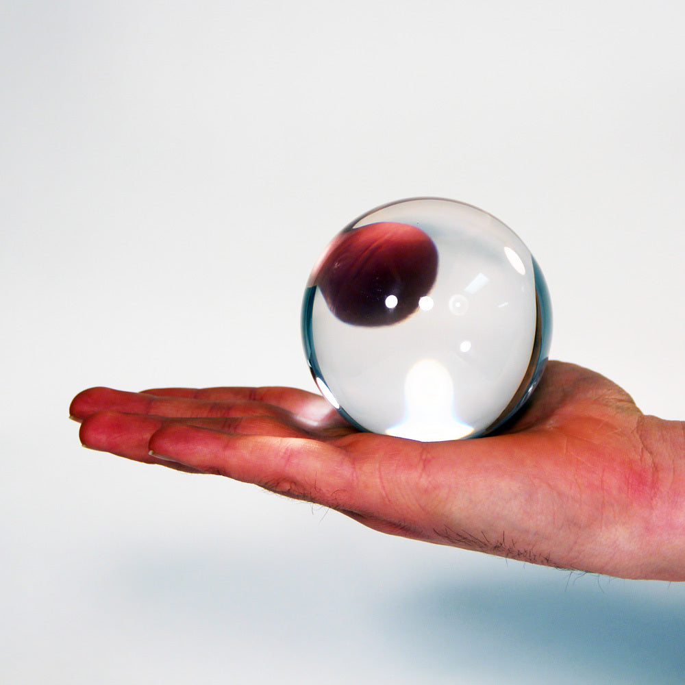 Zeekio Clear Acrylic Contact Balls - Body Juggling - 80mm zeekio