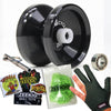 Zeekio Spin Cycle Yo-Yo - Beginner Responsive Beginner Aluminum YoYo - Extra Bearing, Tool, Strings, Glove, Stickers