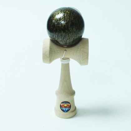 Bahama Kendama Fire Scroll Kendama - Metallic Black