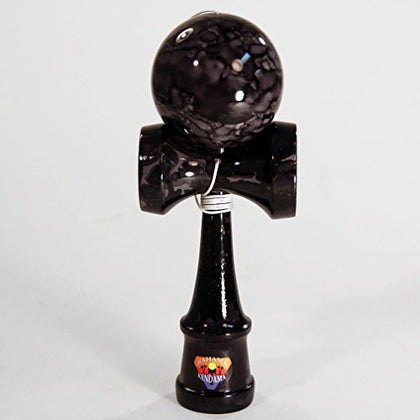 Bahama Kendama Marbleized, Full Print Kendama - Black