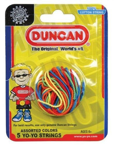 Duncan Yo Yo String, Multi Color (5-Pack)