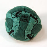 Sam Sack-Series 4-"Yellow Jack" 14 Panel Footbag - Amara Suede -Pellet Fill