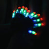 LED Light Up Gloves - 6 Function Light Effects - 1 Pair