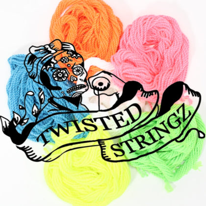 Twisted Stringz Yo-Yo Strings - Polyester - Solid Regular YoYo String - 10 Pack