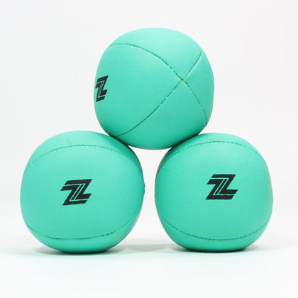 Zeekio Nova Juggling Ball Set - Stretch Bean Bag 4 Panel 120g Ball - Set of 3 Balls Zeekio