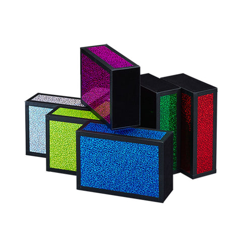 Henrys Juggling Wooden Cigar Box - Glitter Colors with Black Tape
